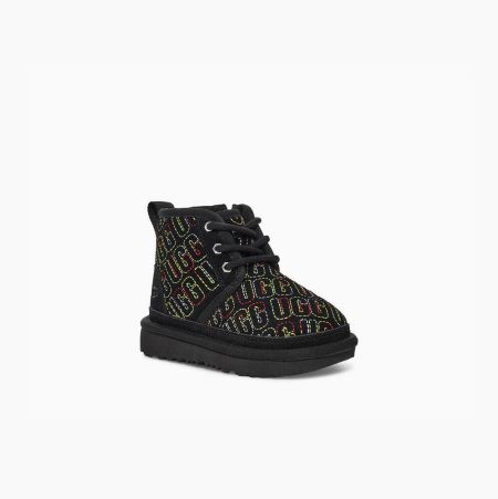 UGG Neumel II Graphic Stitch - Boots Småbarn - Svart (NO-X011)